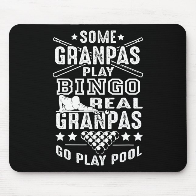 Tapis De Souris Real Grandpas Play Pool (Devant)