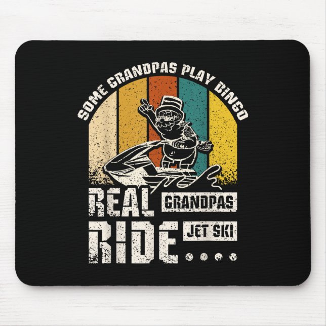 Tapis De Souris Real Grandpas Ride Jet Ski (Devant)