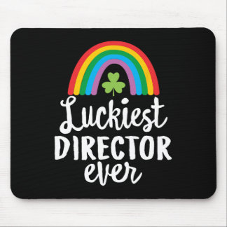 Tapis De Souris Réalisateur le plus chanceux Saint Patrick Shamroc