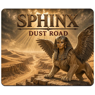 Tapis De Souris Réalisme Sombre Route Poussière Sphinx