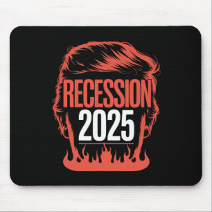 Tapis De Souris Récession 2025 Merci Trump Ironique Politique Drôl