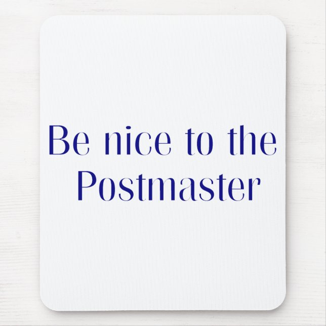 Tapis De Souris Receveur des postes Mousepad (Devant)