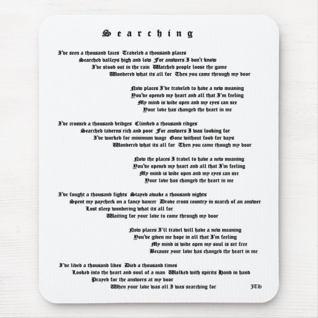 Tapis De Souris Recherche (Devant)