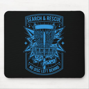 Tapis De Souris Recherche et sauvetage Aucun disque laissé derrièr