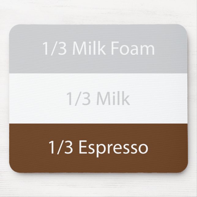 Tapis De Souris Recipe cappuccino | design (Devant)