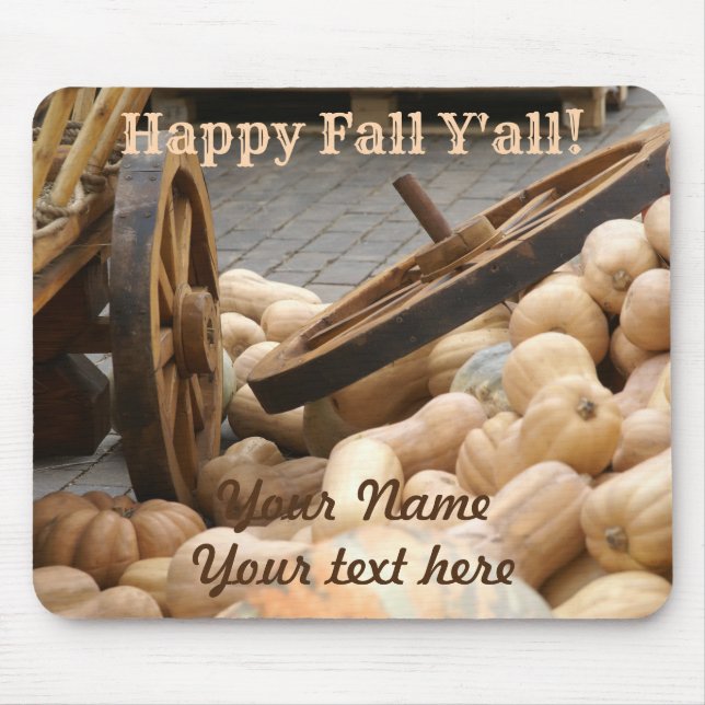 Tapis De Souris récolte citrouille (Devant)