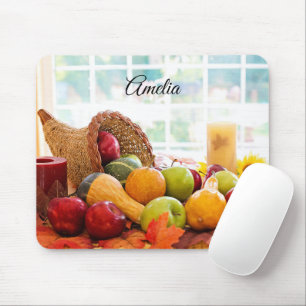 Tapis De Souris Récolte classique de la table de Thanksgiving en a