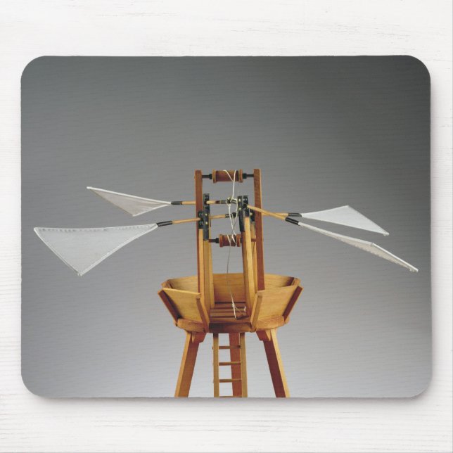 Tapis De Souris Reconstruction modèle de la conception de da Vinci (Devant)