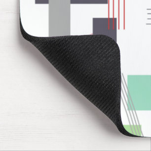 Tapis De Souris Rectangles et lignes Abstraites