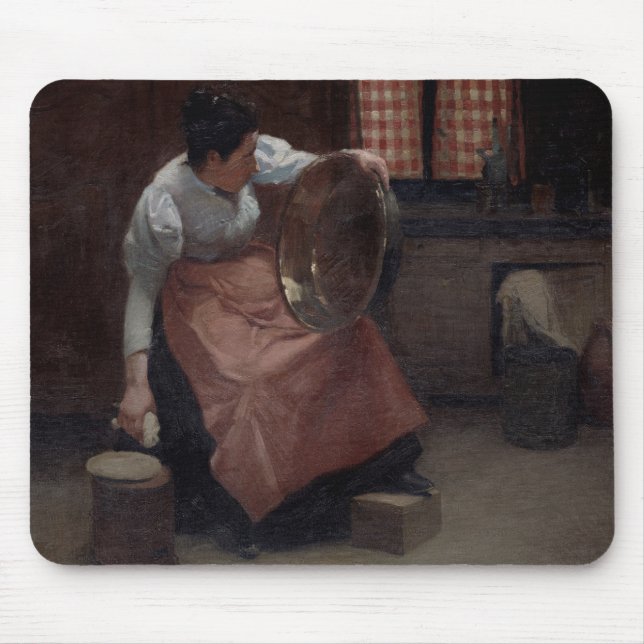 Tapis De Souris Récurage de femme (Devant)