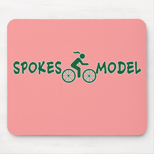 Tapis De Souris Recyclage de dames de SPOKESMODEL Punny (Devant)