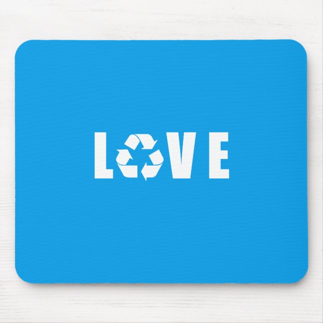 Tapis De Souris Recycler l'amour (Devant)