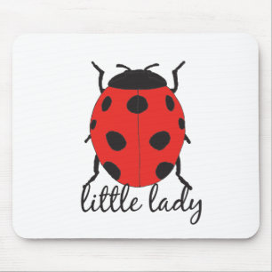 Tapis De Souris Red & Black Baby Ladybug mignon Red Ladybug Insect