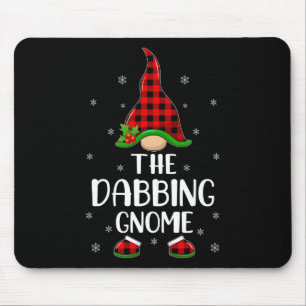 Tapis De Souris Red Buffalo Plaid Correspondant À La Gnome Dabbing