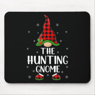 Tapis De Souris Red Buffalo Plaid Correspondant Le Gnome De Chasse