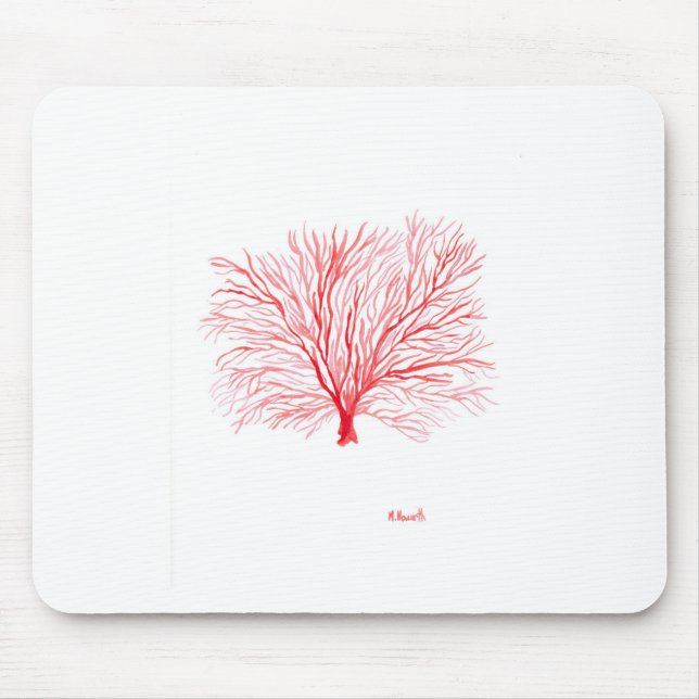 Tapis De Souris Red coral sealife (Devant)