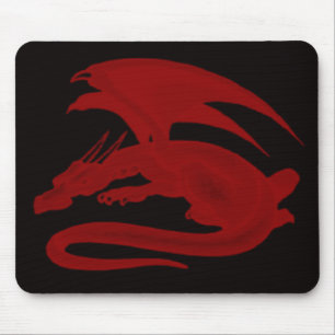 Tapis De Souris Red Dragon Drakon Maionios Mouse Pad