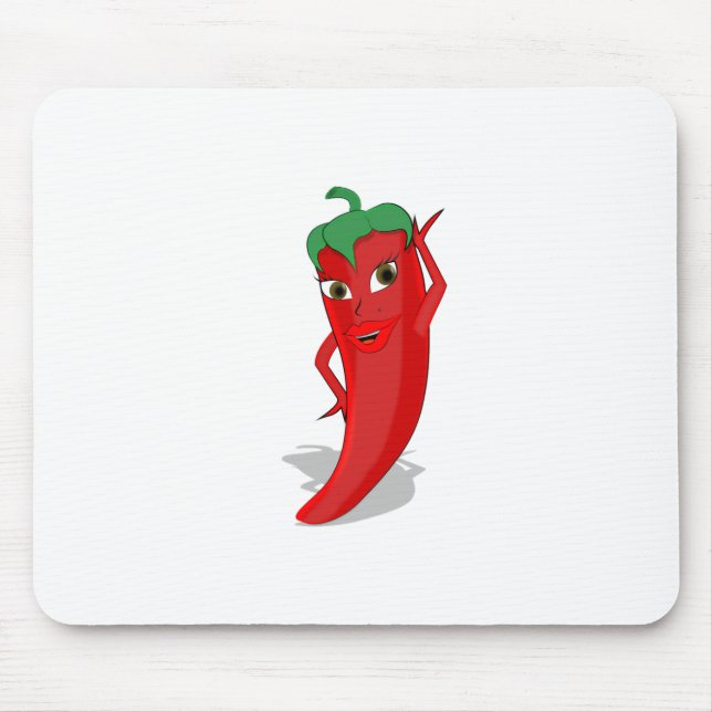 Tapis De Souris Red Hot Pepper Diva (Devant)