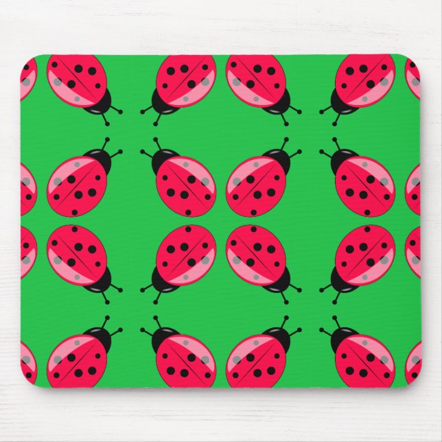 Tapis De Souris Red Ladybugs (Devant)