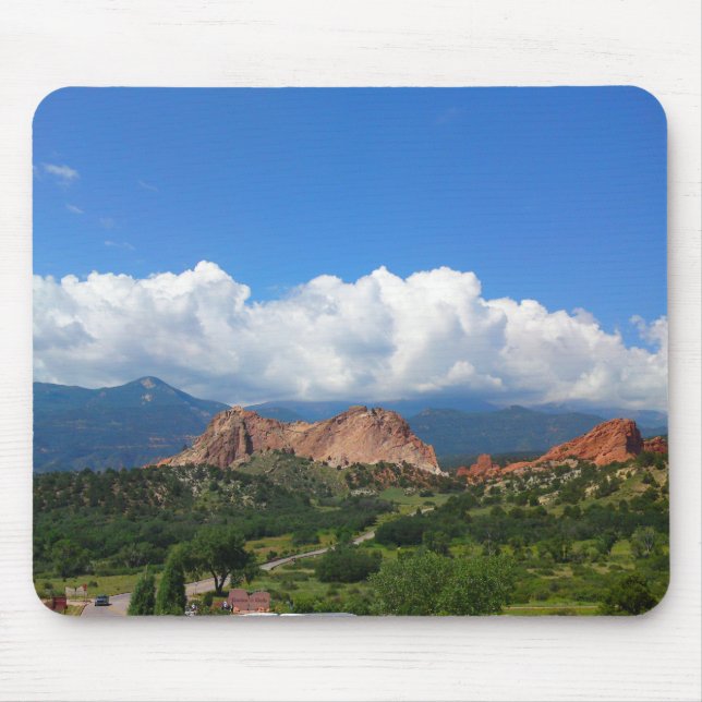 Tapis De Souris Red Rock Mountain Mouse Pad (Devant)