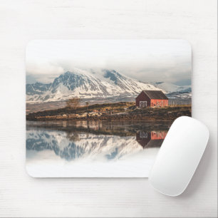 Tapis De Souris Red Scandinavian Boat House