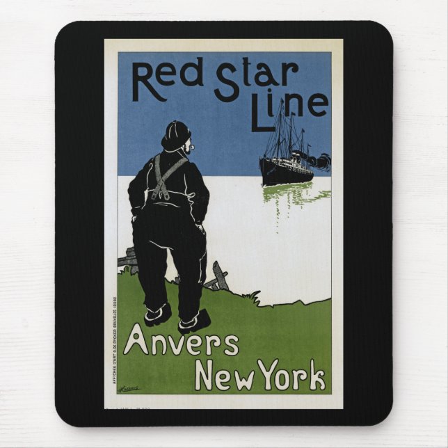 Tapis De Souris Red Star Line (Devant)