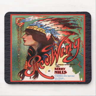 Tapis De Souris Red Wing Indian Maiden Mousepad