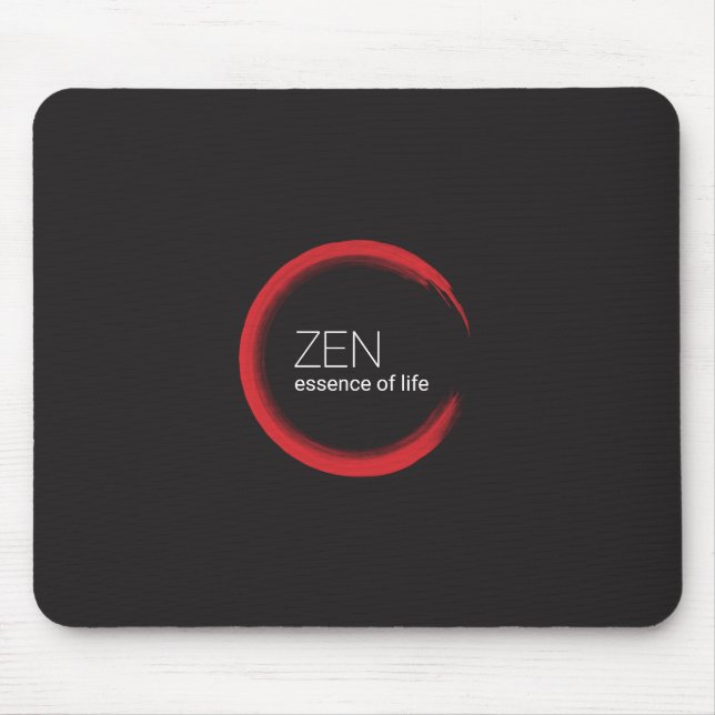 Tapis De Souris Red Zen Mousepad (Devant)