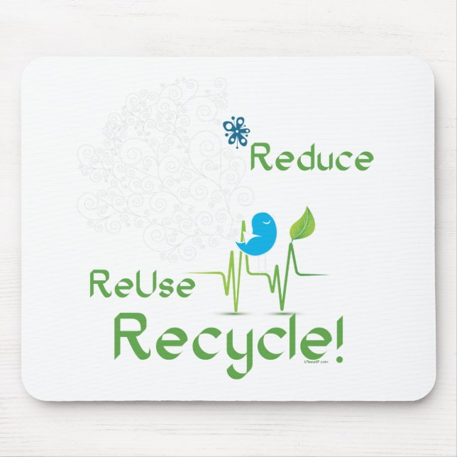 Tapis De Souris Réduire le NOIRoiseau (Devant)