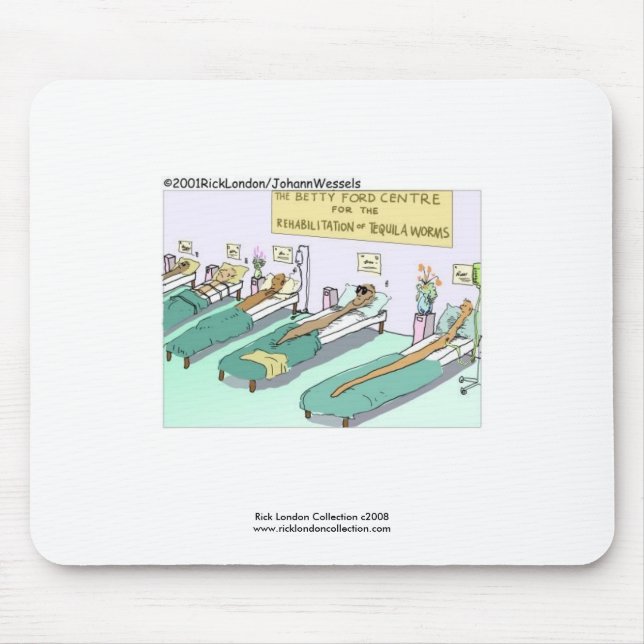 Tapis de souris Rééducation Ver de Tequila (Devant)