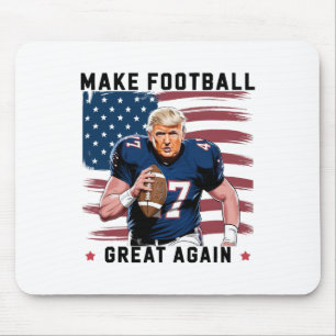 Tapis De Souris Refaire Grande l'Amérique Football Trump Drapeau É
