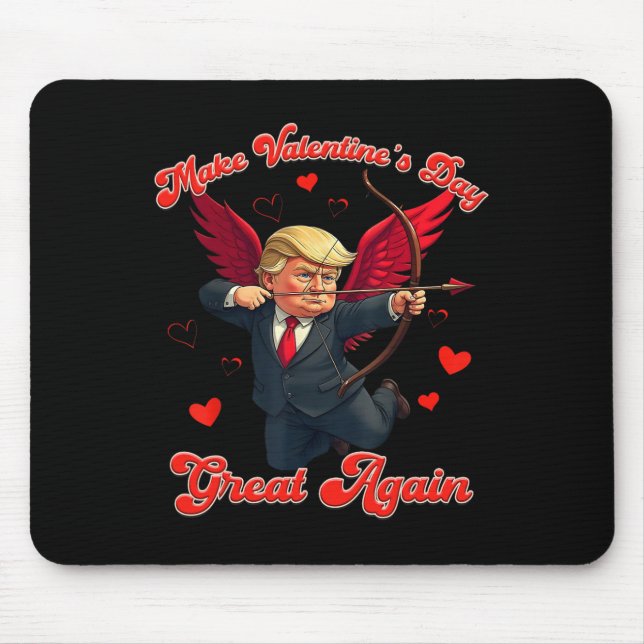 Tapis De Souris Refaisons la Saint-Valentin avec humour Amoureux d (Devant)