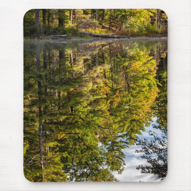 Tapis De Souris Reflections in Red Eagle Pond | White Mountains (Devant)