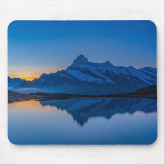 Tapis De Souris Reflet de lever de soleil panoramique sur Blue Mou