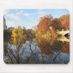 Tapis De Souris Reflets de Central Park en automne