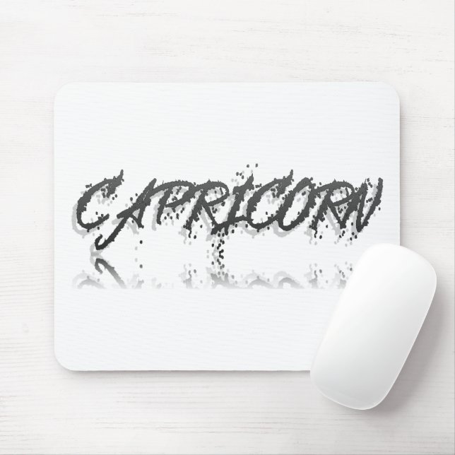Tapis De Souris Réflexion Capricorne (Avec souris)