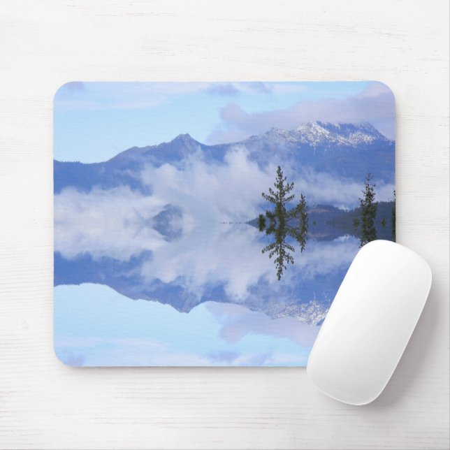 Tapis De Souris Réflexions des Alpes de la Trinité...... (Avec souris)