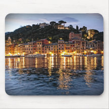Réflexions sur Portofino, Italie Mousepad