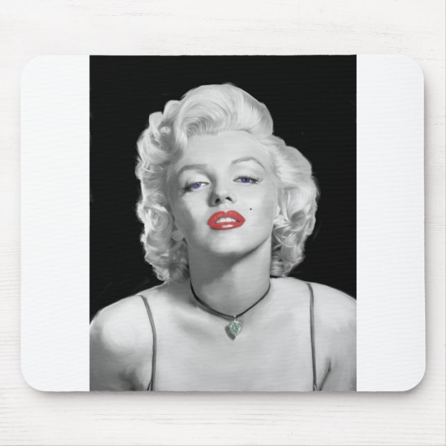 Tapis De Souris Regard MIC01BWRD-V3 de l'émeraude Heart.tif (Devant)