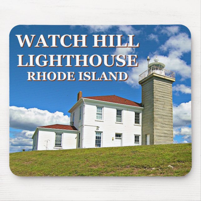 Tapis De Souris Regarde Hill Phare, Rhode Island Mousepad (Devant)