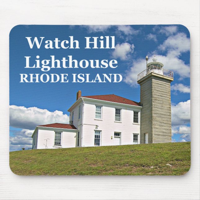 Tapis De Souris Regarde Hill Phare, Rhode Island Mousepad (Devant)