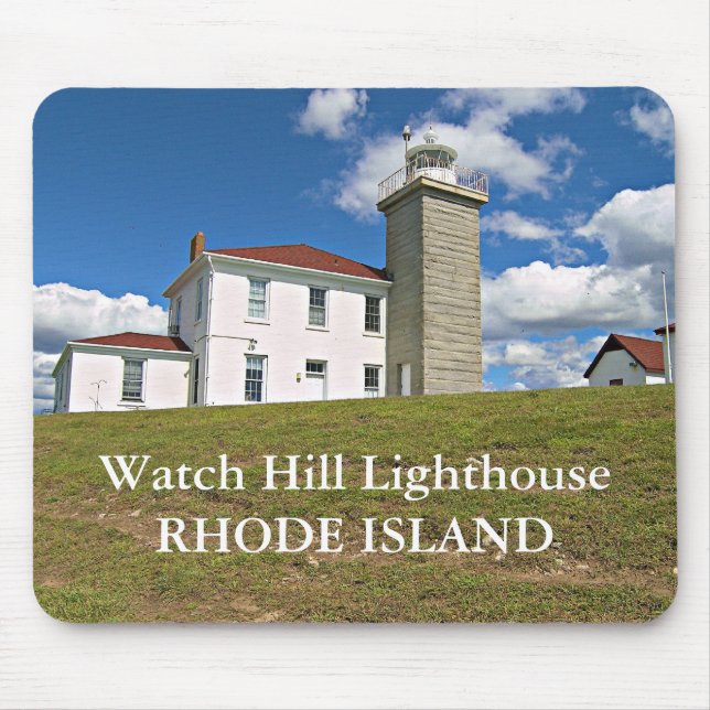 Tapis De Souris Regarde Hill Phare, Rhode Island Mousepad (Devant)