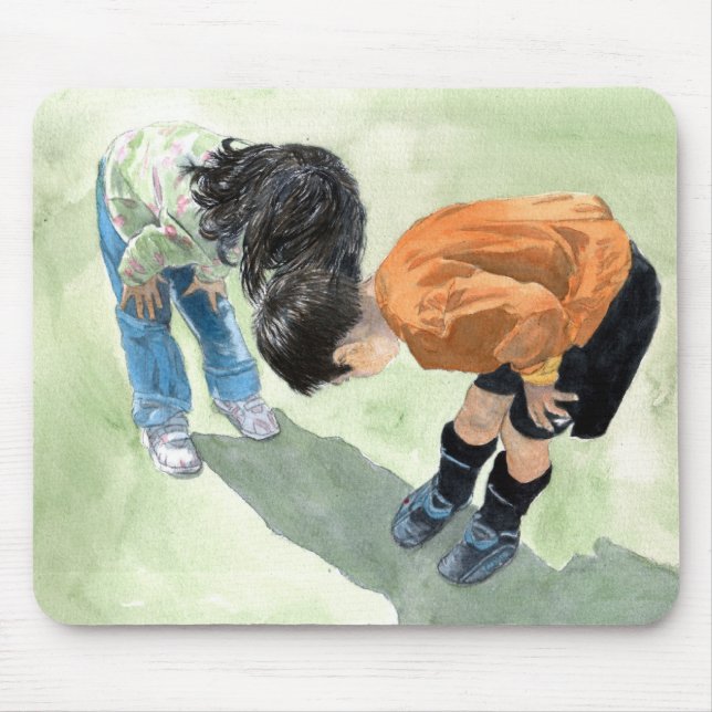 Tapis De Souris Regardez, une coccinelle ! Mousepad (Devant)
