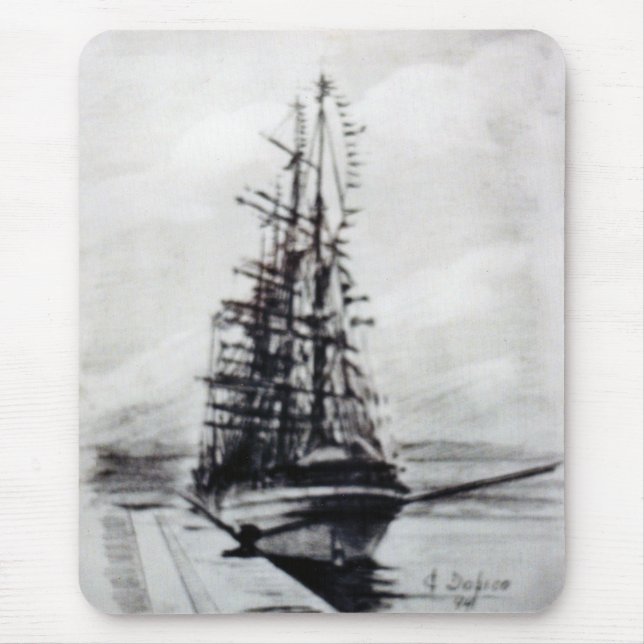 Tapis De Souris Régate Cutty Sark/Course des grands voiliers Cutty (Devant)