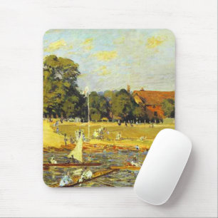 Tapis De Souris Regatta at Hampton Court Alfred Sisley Poster