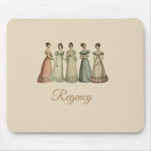 Tapis De Souris Regency Ladies Mousepad pour les fans de Jane Aust