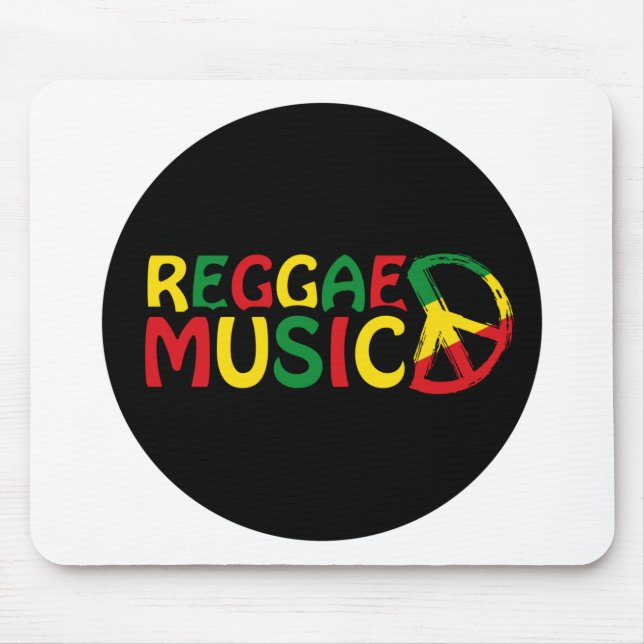 Tapis De Souris Reggae Music design, reggae art (Devant)