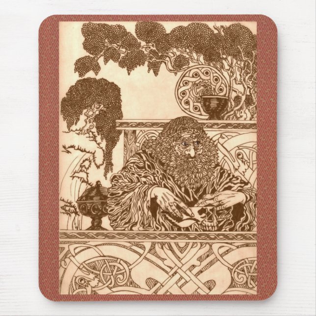 Tapis De Souris Région boisée de magicien (Devant)