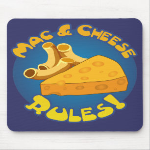 Tapis De Souris Règles Mousepad de Mac et de fromage