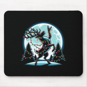 Tapis De Souris Reindeer Noël Animal Holiday Deer